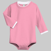 Infant Long Sleeve 1 Piece with Shoulder Snaps