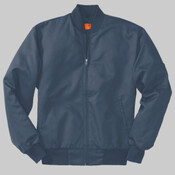 Team Style Jacket with Slash Pockets