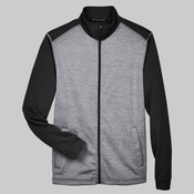 Men's Newbury Colorblock Mélange Fleece Full-Zip jacket