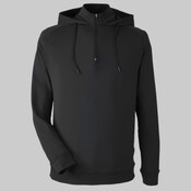 Unisex Vandyke Quarter-Zip Hooded Pullover