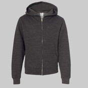 Youth Midweight Full-Zip Hooded Sweatshirt