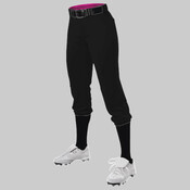 Girls' Premium Fastpitch Softball Pants with Belt Loops