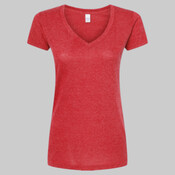 Women's Poly-Rich V-Neck T-Shirt