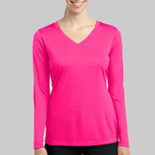 Ladies Long Sleeve PosiCharge ® Competitor V Neck Tee