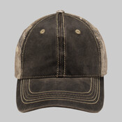 Pigment Print Camouflage Cap