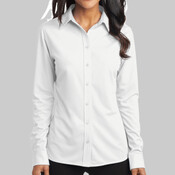 Ladies Dimension Knit Dress Shirt