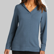 Ladies Microterry Pullover Hoodie
