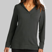 Ladies Microterry Pullover Hoodie