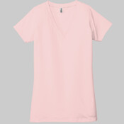 Junior Ladies Perfect Weight V Neck Tee