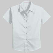 Ladies Short Sleeve Easy Care, Soil Resistant Shirt