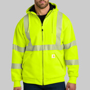 Ansi 107 Class 3 Lined Full Zip Sweatshirt