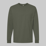 Unisex Super Heavyweight Long Sleeve Pocket Tee