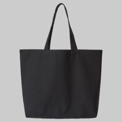 Jumbo Recycled Midweight Gusseted Canvas Tote