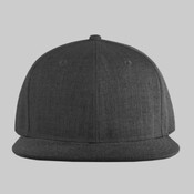 Wool Blend Heather Snapback Cap