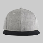 Wool Blend Heather Snapback Cap