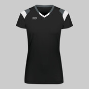 Girls TruHit Tri-Color Short Sleeve Jersey