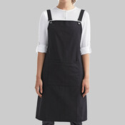 Cross Back Barista Bib Apron