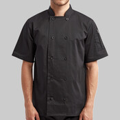 Unisex Short Sleeve Recycled Chef Coat