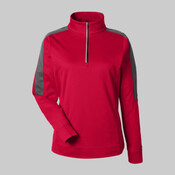 Women's Market Snag Protect Mesh Colorblock Quarter-Zip Pullover