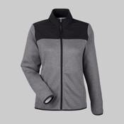 Women's Venture Heathered Stripe Hybrid Jacket
