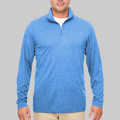 Men's Cool & Dry Heathered Performance Quarter-Zip Pullover