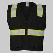 Unisex EV Series® Enhanced Visibility Multi-Pocket Mesh Vest