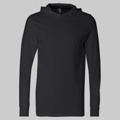 Unisex Jersey Hooded Long Sleeve Tee