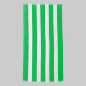 Cabana Stripe Velour Beach Towel