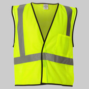 Unisex Economy Single Pocket Hook-and-Loop Mesh Vest