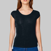 8362 Cotton Spandex Jersey Aerobic Top