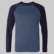 Men's Long Sleeve Jersey Baseball Tee