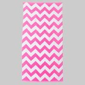Chevron Velour Beach Towel