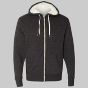 Unisex Sherpa-Lined Hooded Sweatshirt