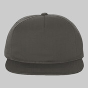 Lightly-Structured Five-Panel Snapback Cap