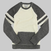 Women's Cozy Contrast Fleece Crewneck Pullover
