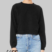 Women's Crop Raglan Crewneck Sweatshirt