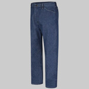 Men's Extended Sizes Flame Resistant Classic Fit Pre-Washed Denim Jean