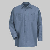 Men's Tall Industrial Long Sleeve Work Shirt