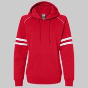 Women's Varsity Fleece Piped Hooded Sweatshirt