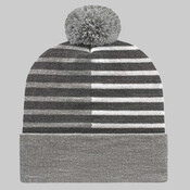 USA-Made Half Color Beanie