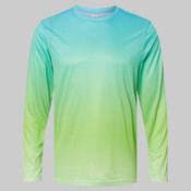 Unisex Barbados Performance Pin Dot Long Sleeve T-Shirt