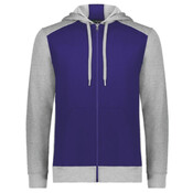 Youth Eco Revive™ Three-Season Triblend Fleece Full-Zip Hooded Sweatshirt