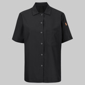 Women's Mimix™ Short Sleeve Cook Shirt with OilBlok