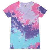 Women's Tie-Dyed V-Neck T-Shirt