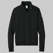 Women's Club Fleece Sleeve Swoosh 1/2 Zip