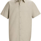 Men's Specialized Short Sleeve Pocketless Work Shirt
