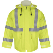 Men's Hi-Visibility Flame-Resistant Rain Jacket