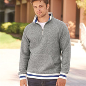 Men's Peppered Fleece Quarter-Zip Sweatshirt