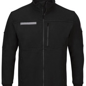 Men's Tall Zip Front Fleece Jacket-Cotton /Spandex Blend