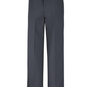 Men's Extended Sizes Flat Front Comfort Waist Pants